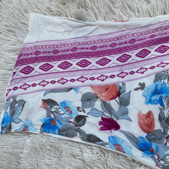 πHPπ White Birch Floral Blouse π White Magenta & Blue - Picture 11 of 15